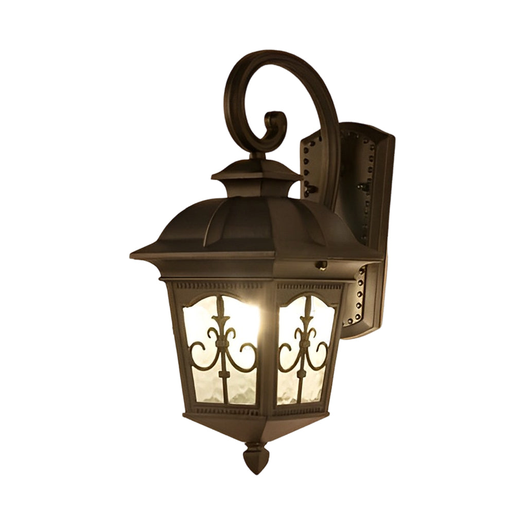 WINDSOR VINTAGE GLASS OUTDOOR SCONCE WITH LED ILLUMINATION