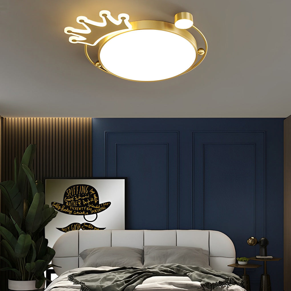 WINTHROP COPPER DIMMING CROWN CEILING LUMINAIRE