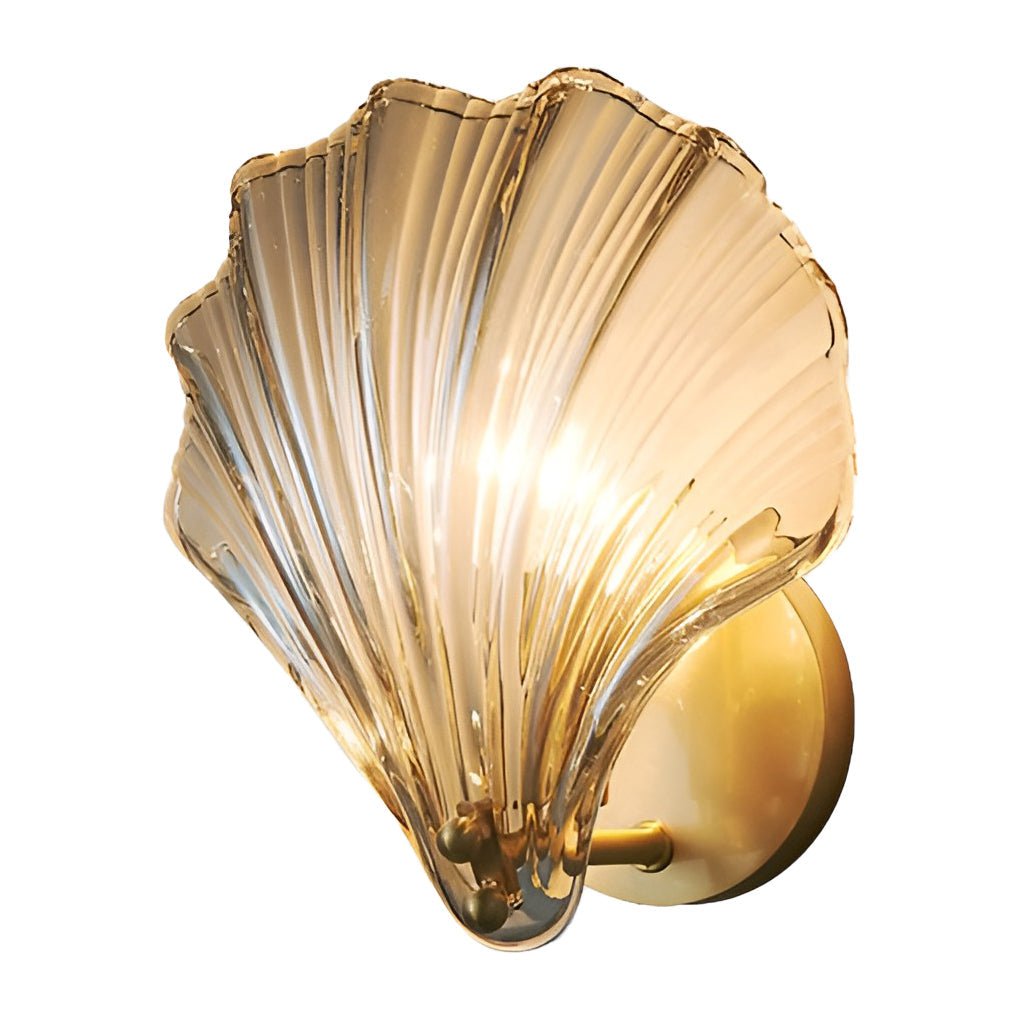 WINTHORPE FANNED GLASS TRIO DIMMER WALL LIGHT