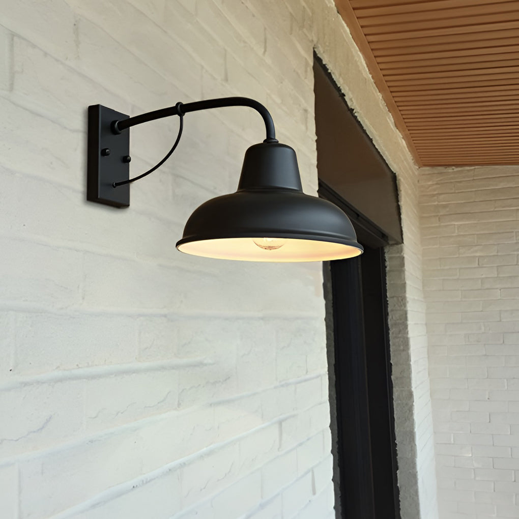 CHISWICK TRUMPET-INSPIRED LED OUTDOOR WALL SCONCE
