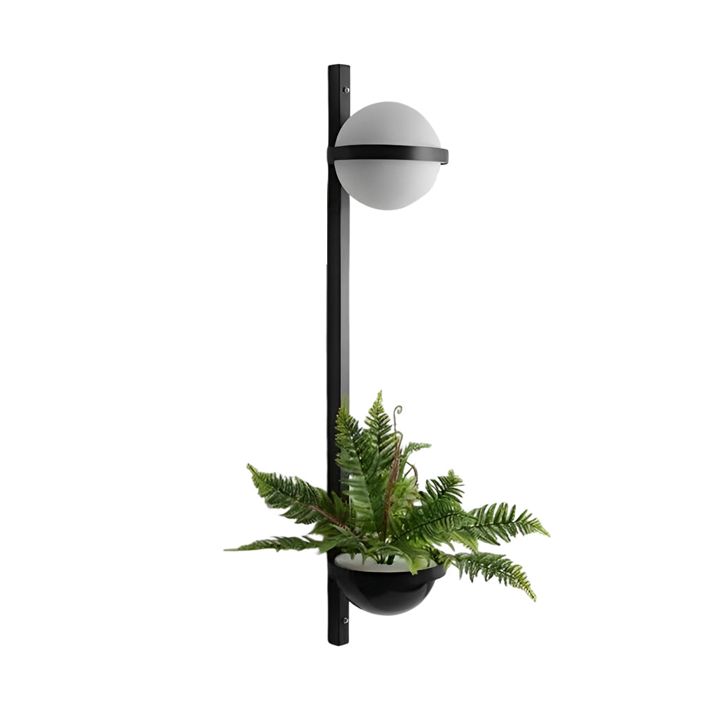 WHITBY FLORAL EMBRACE WATER-RESISTANT LED WALL LANTERN