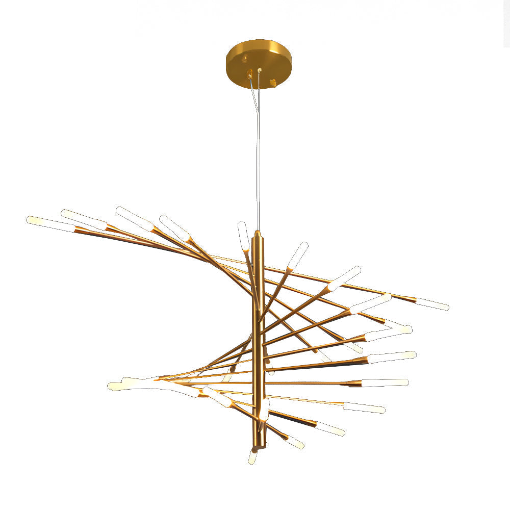 WINTHROP SPIRAL AURORA LED CHANDELIER