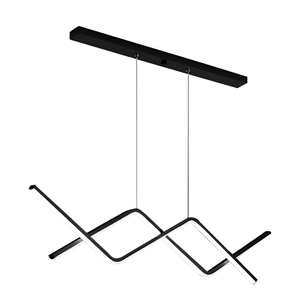 WINTHROP MODERN LINEAR LED CHANDELIER WITH TRIPLE DIMMING OPTIONS