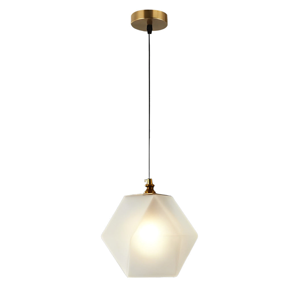 WHITBY GLASS AND METAL NORDIC ISLAND PENDANT