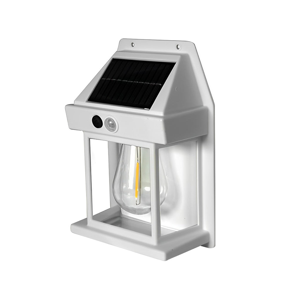 WINDSOR GLOW SOLAR WALL LANTERN WITH MOTION DETECTION