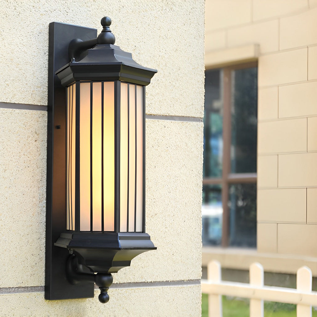 WINTERBOURNE BLACKSTONE OUTDOOR WALL LANTERN