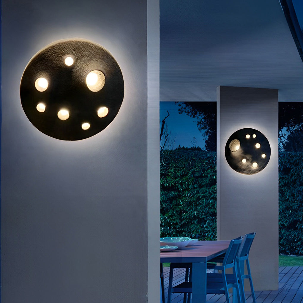 ASTRALINA CEMENTAL MOONLIGHT OUTDOOR WALL SCONCE
