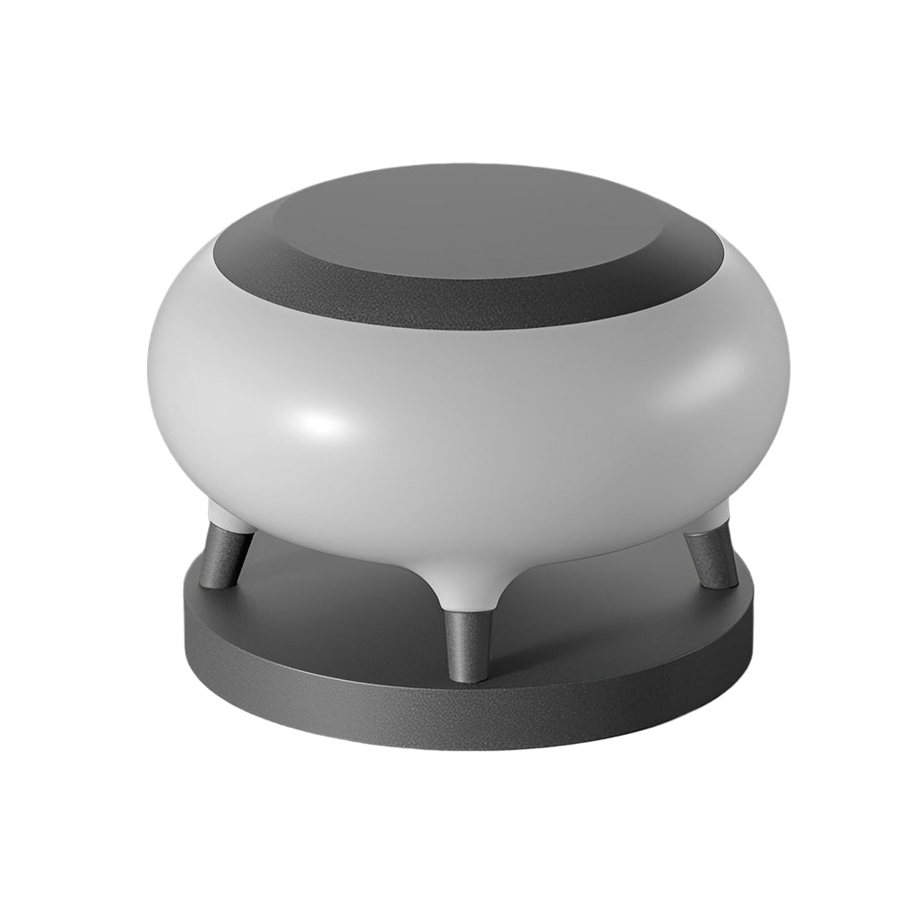 WINDSOR CIRCLE SOLAR GLOW FENCE LIGHTS - IP65 WATER-RESISTANT BLACK FINISH