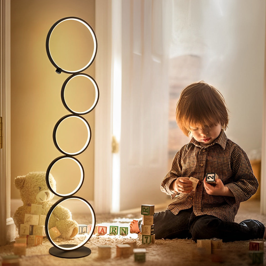 CHISWICK RADIANCE STACKED ORB FLOOR LANTERN
