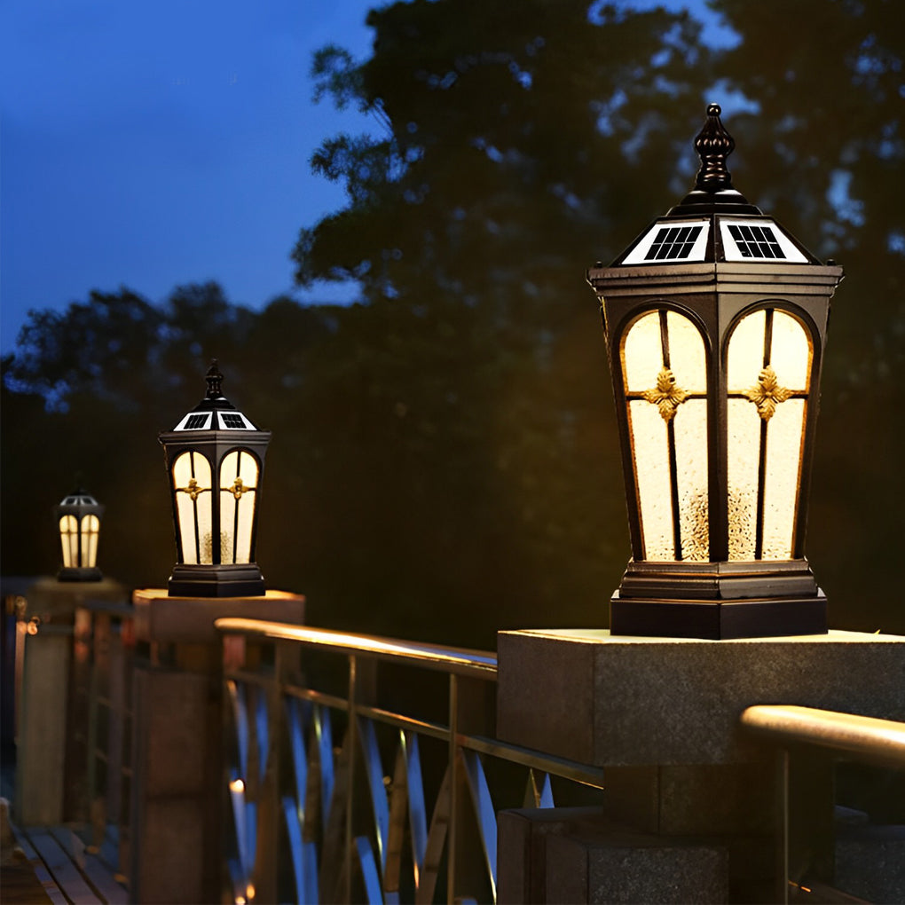WINDSOR HARBOR SOLAR FENCE LIGHTS WITH TRIPLE DIMMING OPTIONS