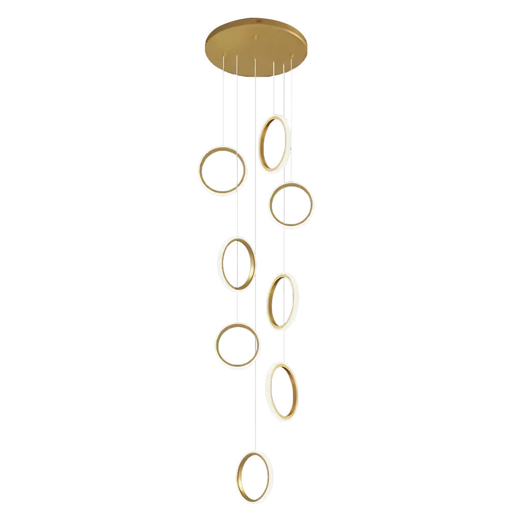 WINDSOR CIRCULAR LED STAIRCASE LIGHTING INSTALLATION