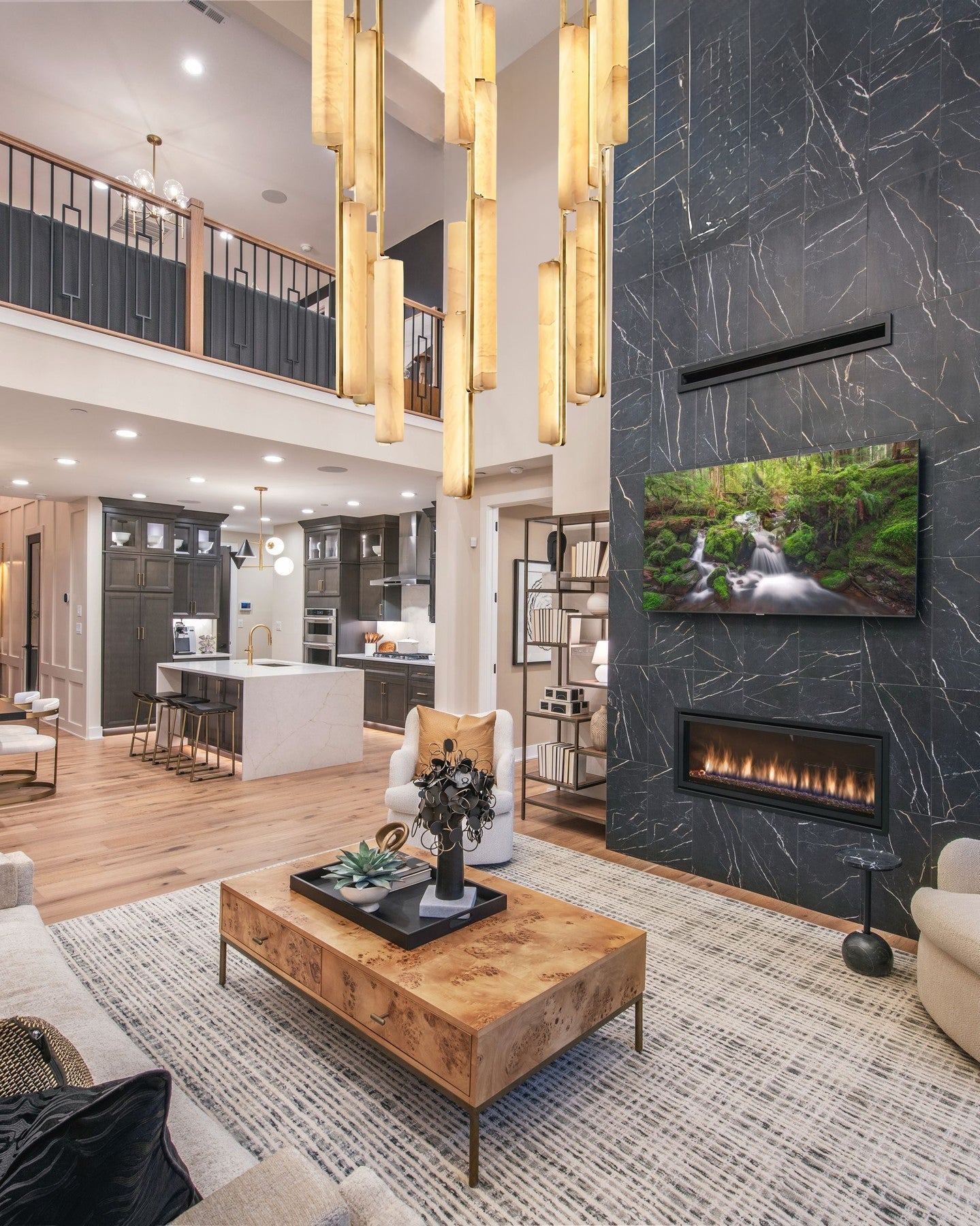 Vespera Creamstone Circular Luminaire