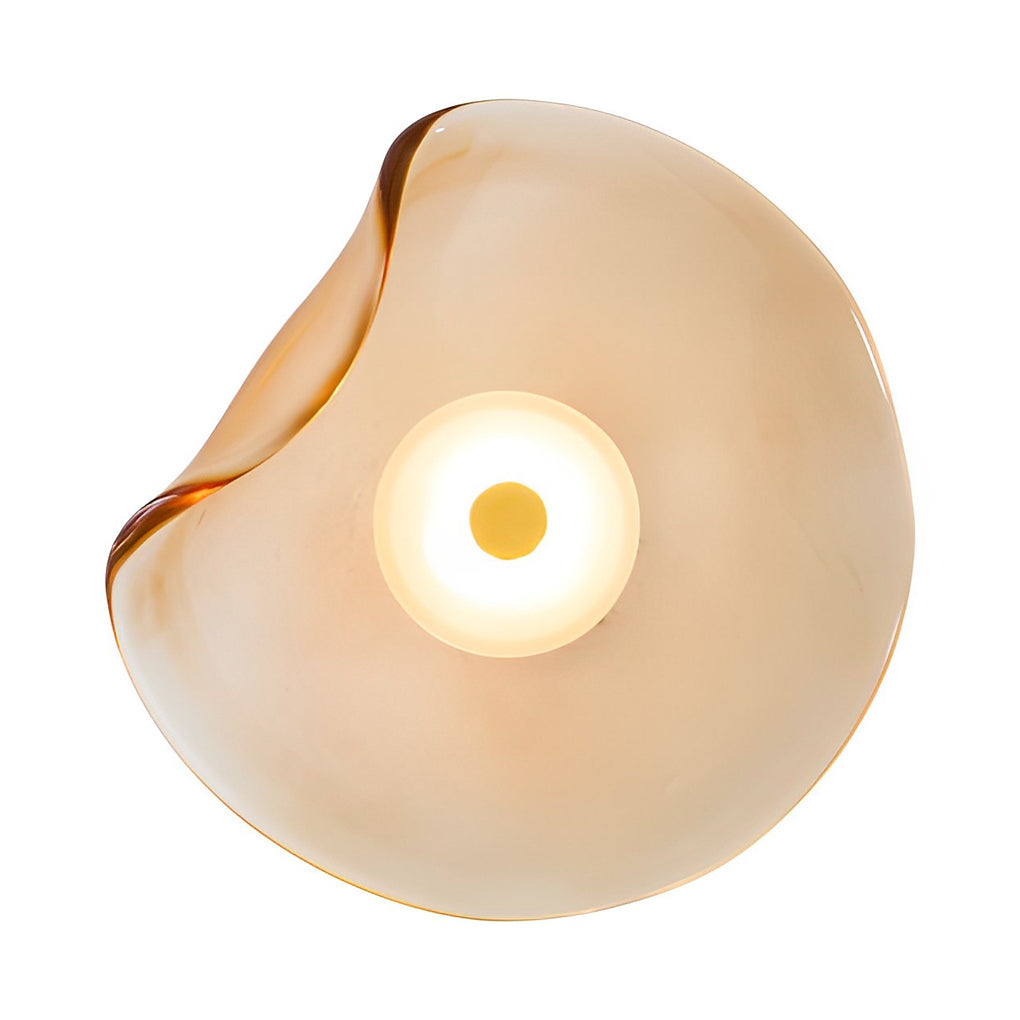 WINTHORPE ARTISANAL ROUND GLASS WALL SCONCE