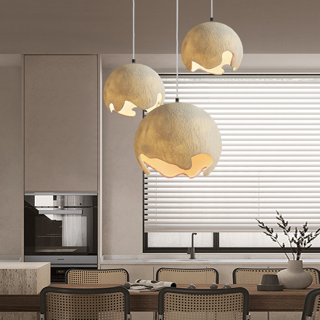 CHAMBERLAIN WHIMSICAL ORB CHANDELIER IN CREAMY IVORY