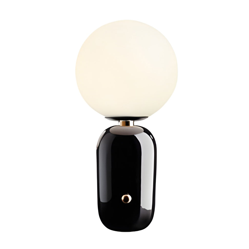 WINTHROP CRYSTAL GLOBE LED SIDE TABLE LANTERN