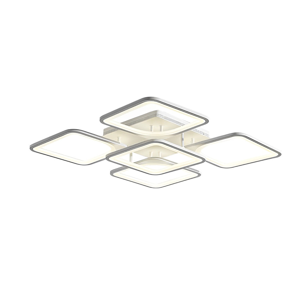 RAVENSHIRE MODERN SQUARE REMOTE DIMMING CEILING LUMINAIRE
