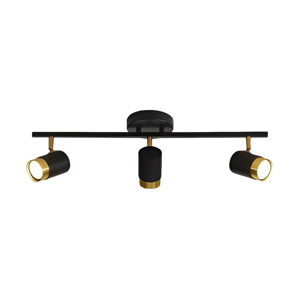 1. **WILLOUGHBY TRIO GU10 LED TRACK SPOTLIGHT** - A sophisticated three-light adjustable spotlight featuring COB technology for focused illumination.

2. **FENWICK QUAD GU10 LED TRACK LIGHT** - A refined four-light surface-mounted spotlight designed for v