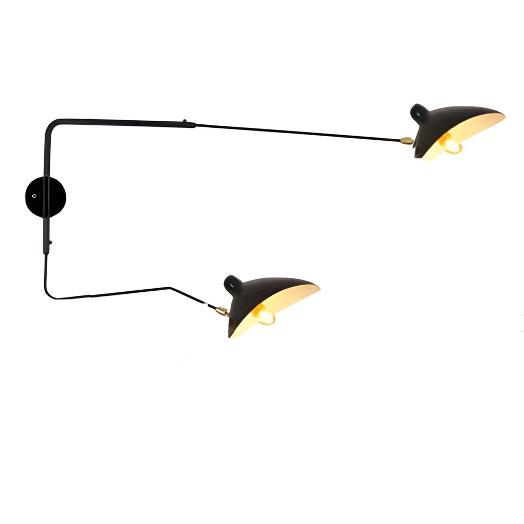 STANFORD IRON SWING ARM WALL LANTERN