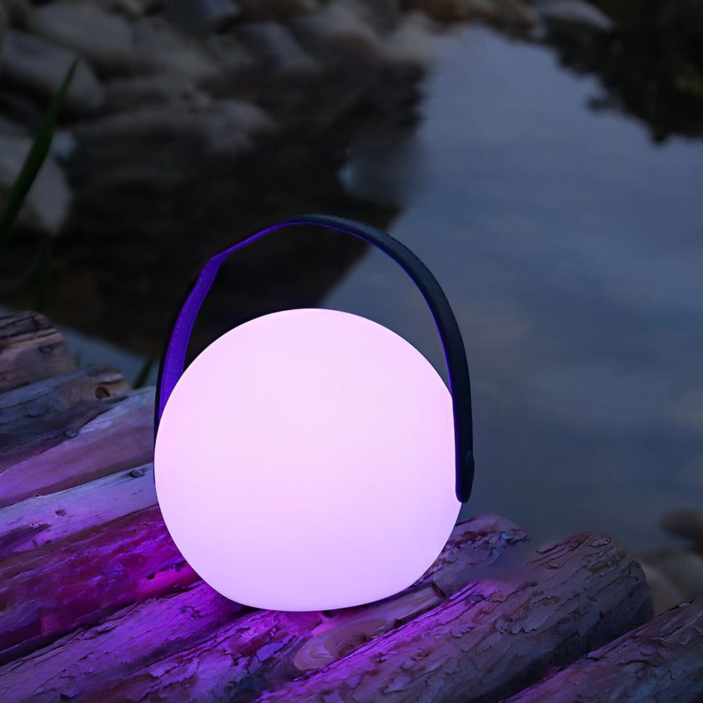 WINTHROP RAINBOW ORB TABLE ILLUMINATOR - 6-Inch Color-Changing Sphere Light