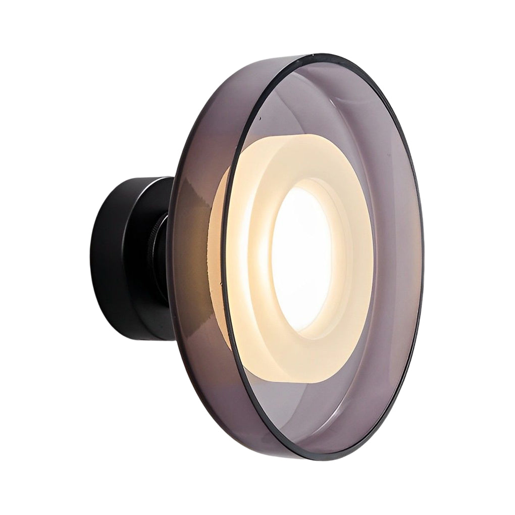 WINTHROP CIRCULAR GLASS ILLUMINATOR WALL SCONCE