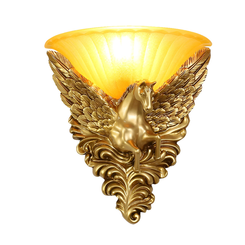 WINDSOR REGENCY RESIN EQUINE WALL LANTERN