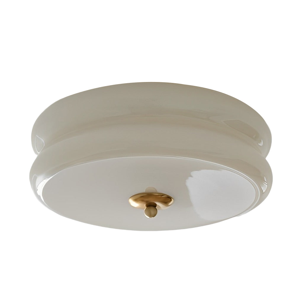 WINTERBOURNE ROUND GLASS LED CEILING LANTERN WITH DIMMING CONTROL