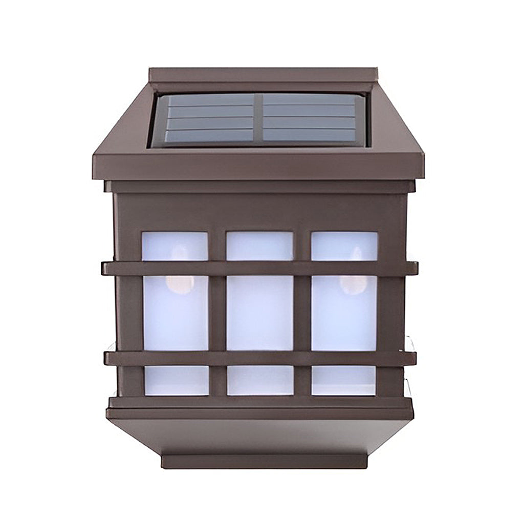 WHITBY SOLAR-PANELLED ILLUMINATED WALL SCONCE
