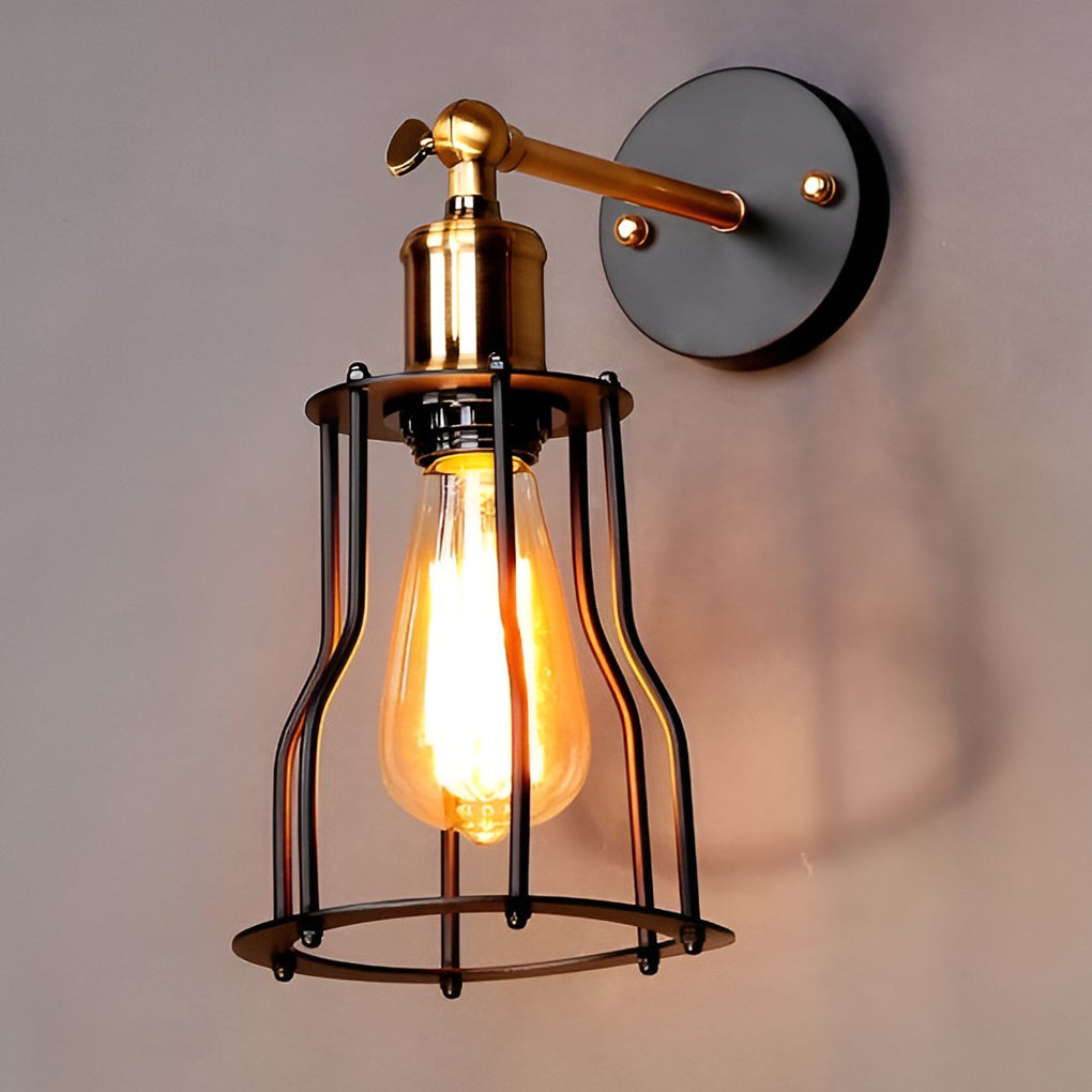 WINTHORPE ADJUSTABLE INDUSTRIAL WALL LANTERN