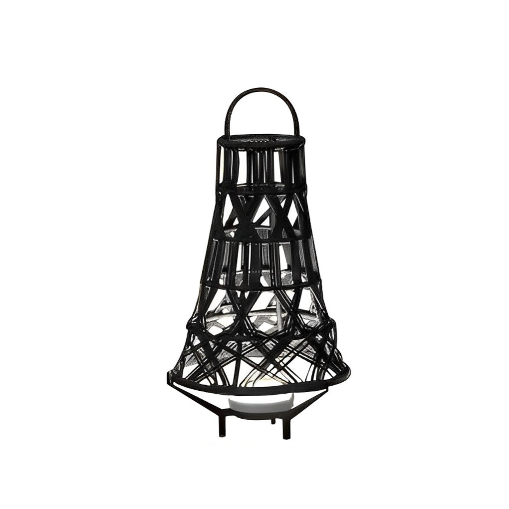 RAVENSTONE WROUGHT IRON TRIBAL GARDEN LANTERN