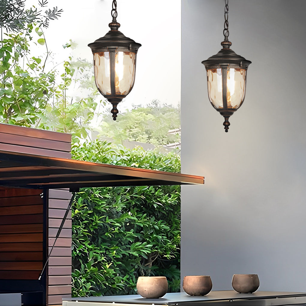 WINDSOR BLACK WATERPROOF OUTDOOR CHANDELIER