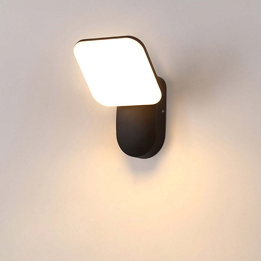 CHATHAM SQUARE 12W WATER-RESISTANT MODERN OUTDOOR WALL SCONCE