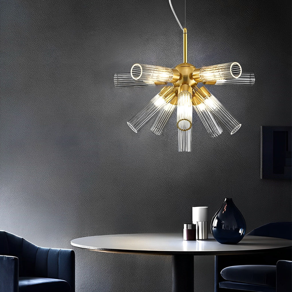 WINTHROP ACRYLIC TRILOGY DIMMER CHANDELIER