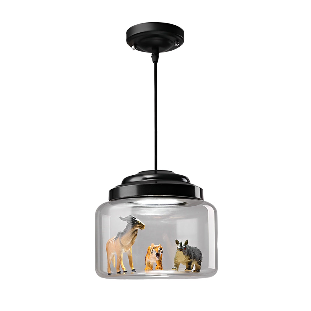 FENWICK MENAGERIE ILLUMINATION JAR PENDANT
