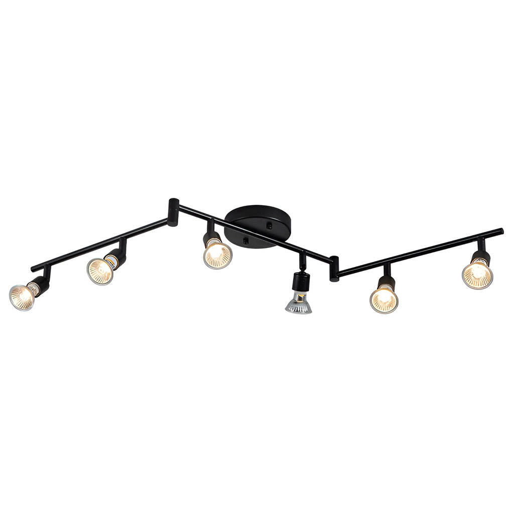 RAVENSTEAD IRON GU10 FLUSH MOUNT CEILING LANTERN