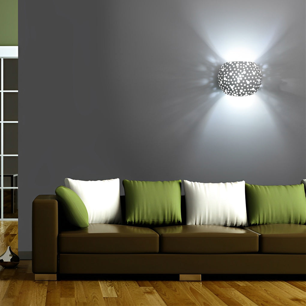 WHITBY CIRCULAR HOLLOW LED WALL SCONCE