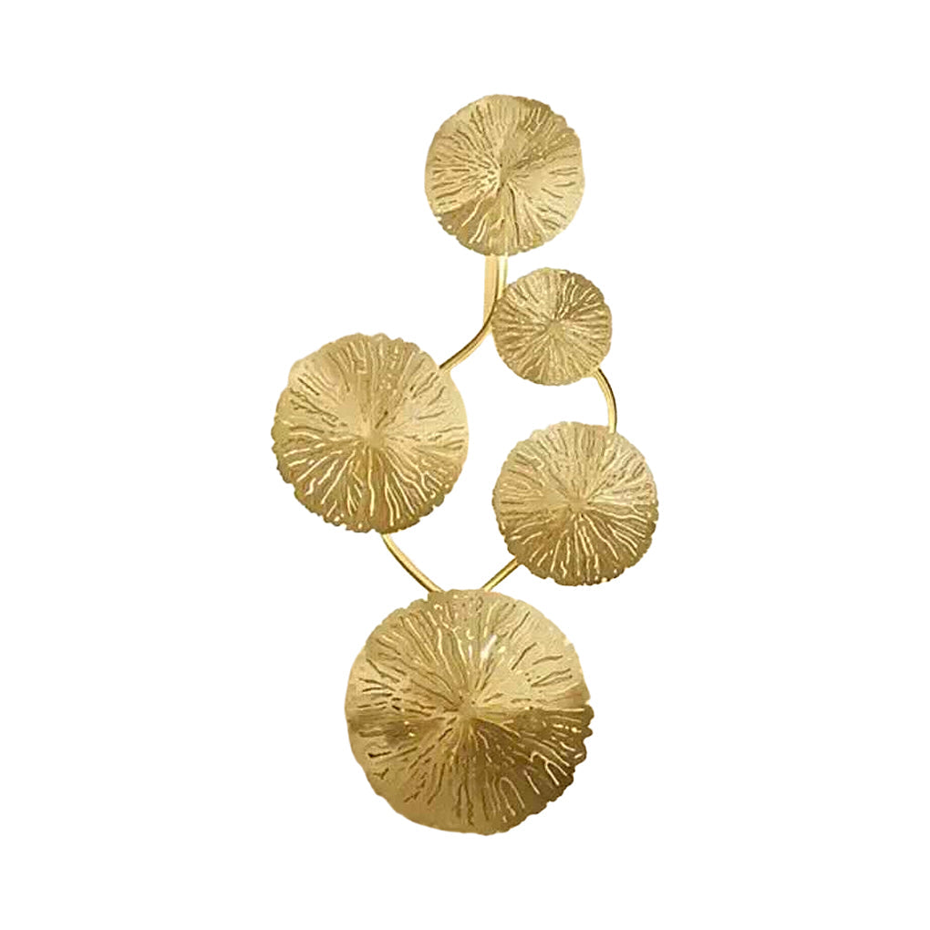 WINTHORPE STAINLESS STEEL LOTUS LEAF WALL SCONCE