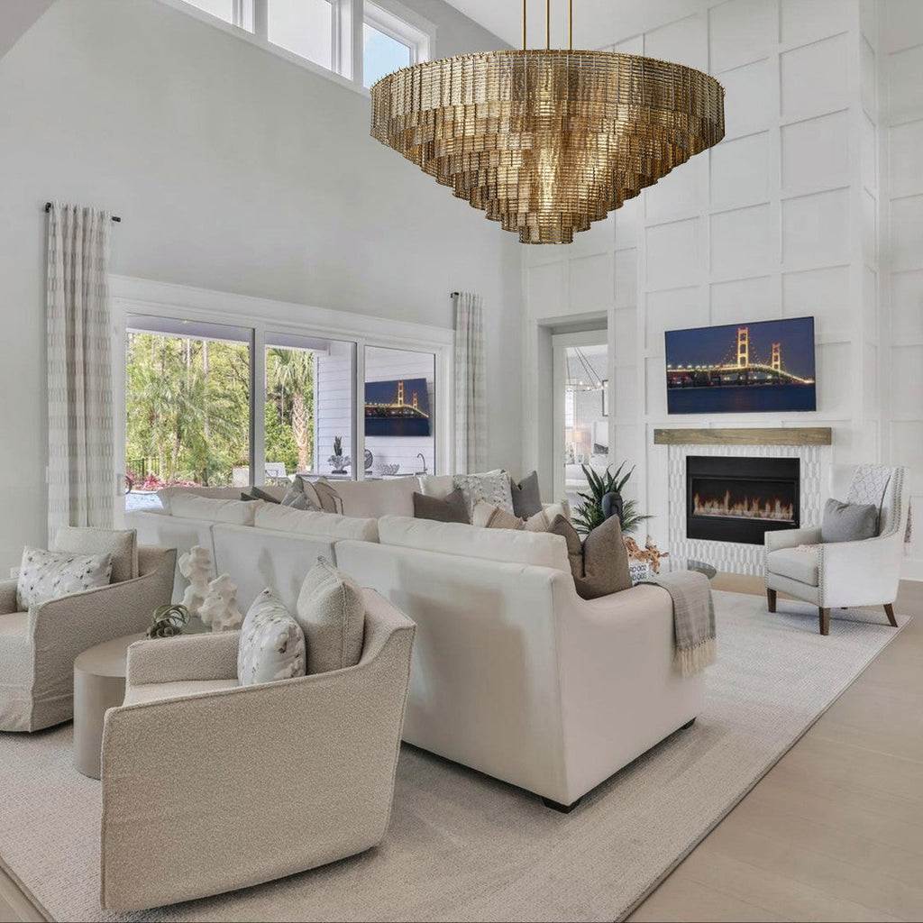 VITRINA SMOKED CRYSTAL ORB CHANDELIER