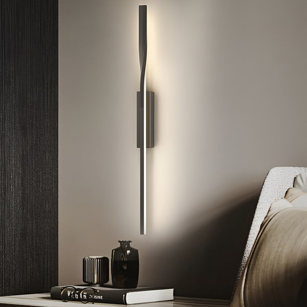 WINTHROP LINEAR BLACK LED WALL SCONCE