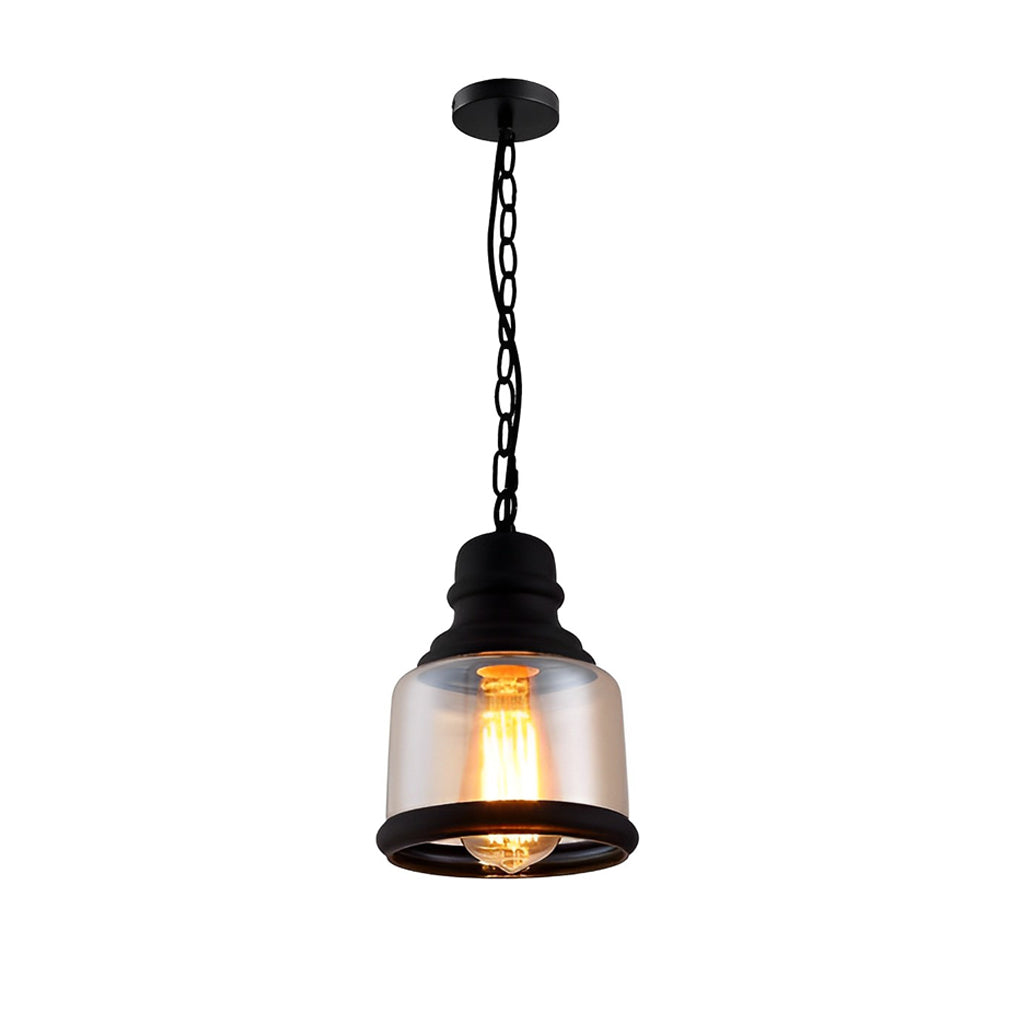 CHARLESTON AMBER LANTERN CHANDELIER