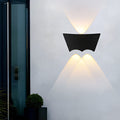 RAVENHALL WATERPROOF LED WALL SCONCE WITH DUAL LIGHTING EFFECTS