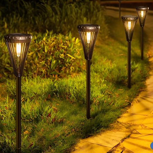 "WINCHESTER SOLAR PATH ILLUMINATORS" 

Illuminate your outdoor pathways with these advanced solar-powered lights, designed to withstand the elements while providing a warm, inviting glow. The waterproof construction ensures durability, while the intellige
