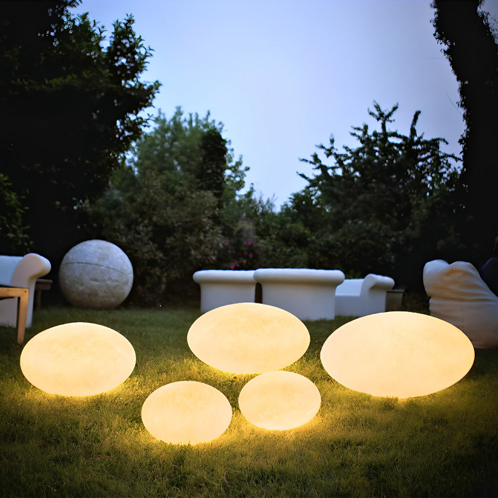 WINTERBOURNE RESIN PEBBLE GLOW GARDEN LIGHT