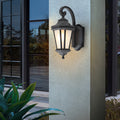 GRIMSBY FROSTED GLAZE OUTDOOR WALL SCONCE