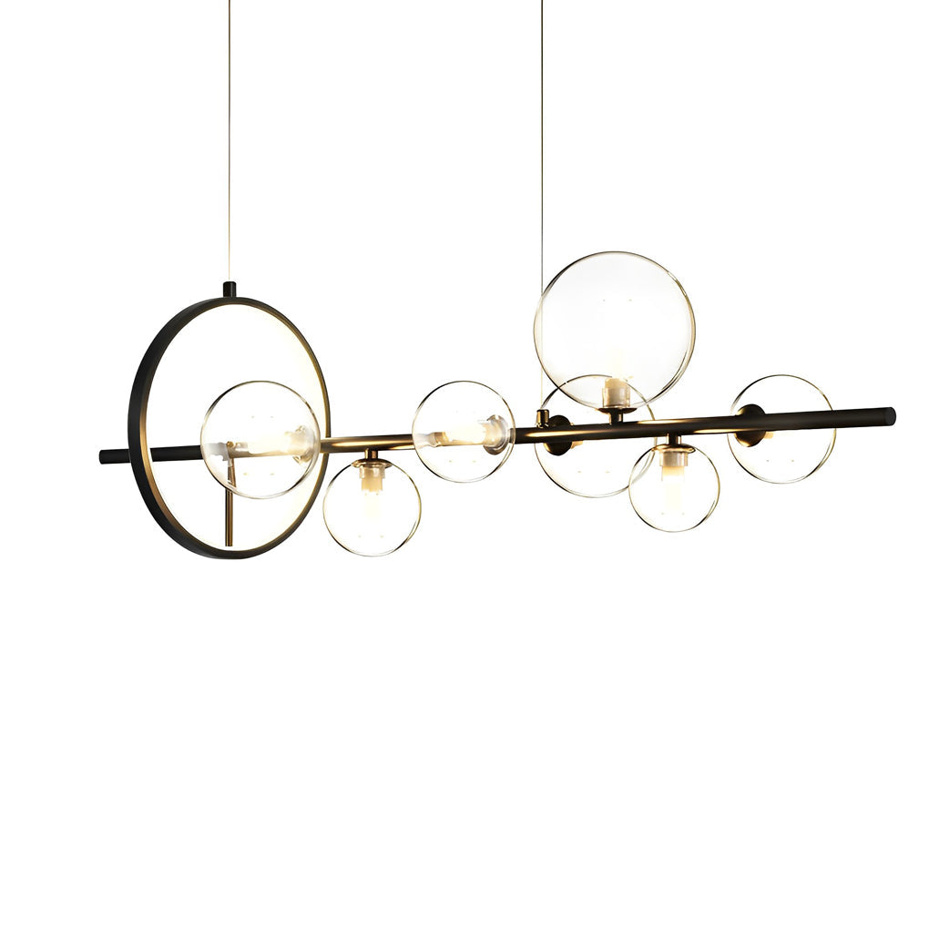 WINTHROP ORBULAR CRYSTAL LIGHTING FIXTURE