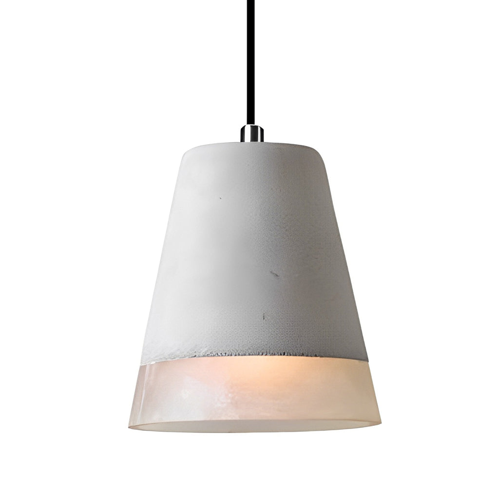WINTHROP CIRCULAR RESIN CEMENT PENDANT LUMINAIRE