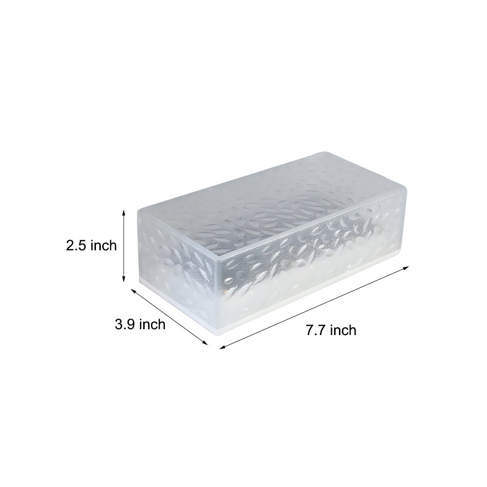 WINDSOR SOLAR BRICK LANTERNS - 10-Hour Radiance for Contemporary Outdoor Steps