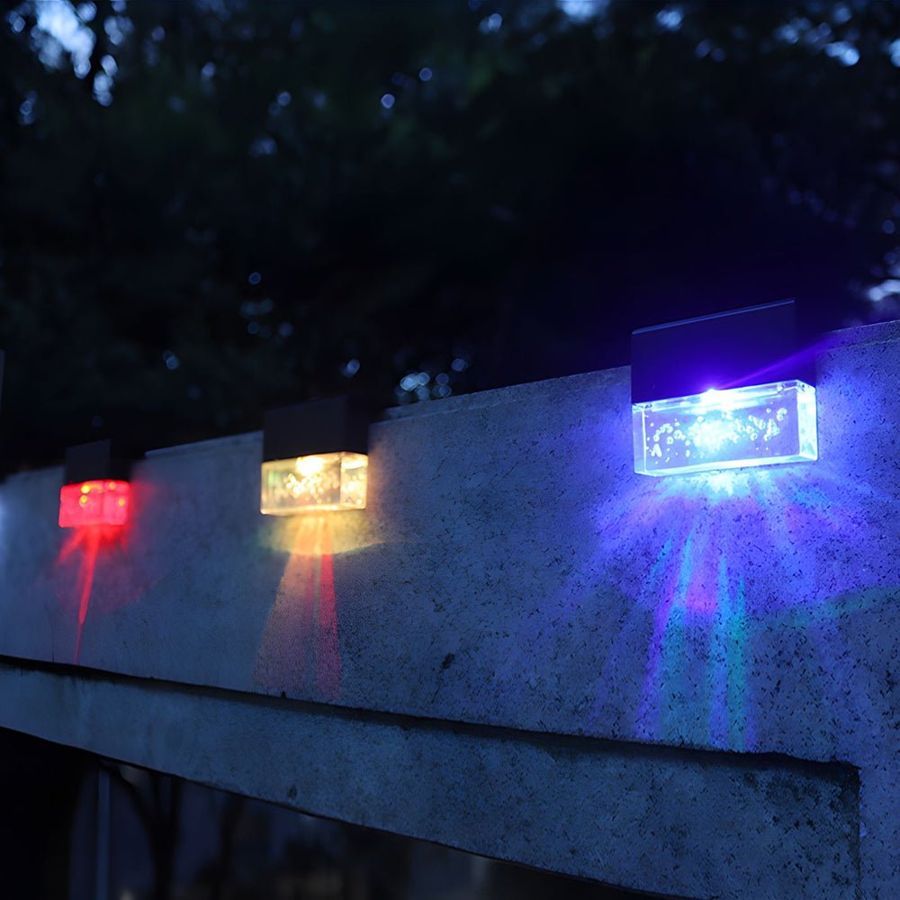 WINSLOW ACRYLIC ORB SUNSET ILLUMINATORS - SET OF TWO RGB OUTDOOR LIGHTS"  
2. "CHATHAM BUBBLE GLOW SOLAR FENCE LANTERNS - PAIR OF COLOR-CHANGING LED LIGHTS