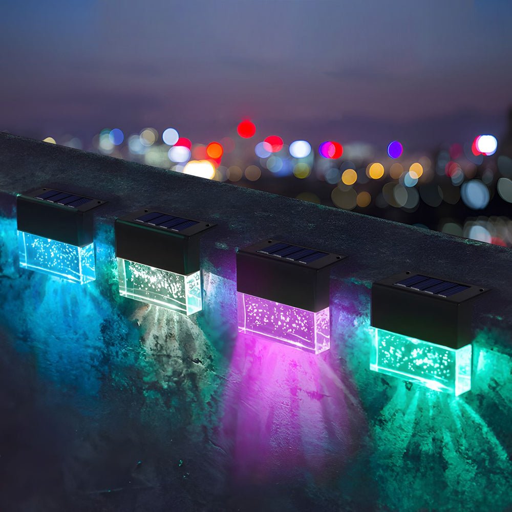 WINSLOW ACRYLIC ORB SUNSET ILLUMINATORS - SET OF TWO RGB OUTDOOR LIGHTS"  
2. "CHATHAM BUBBLE GLOW SOLAR FENCE LANTERNS - PAIR OF COLOR-CHANGING LED LIGHTS