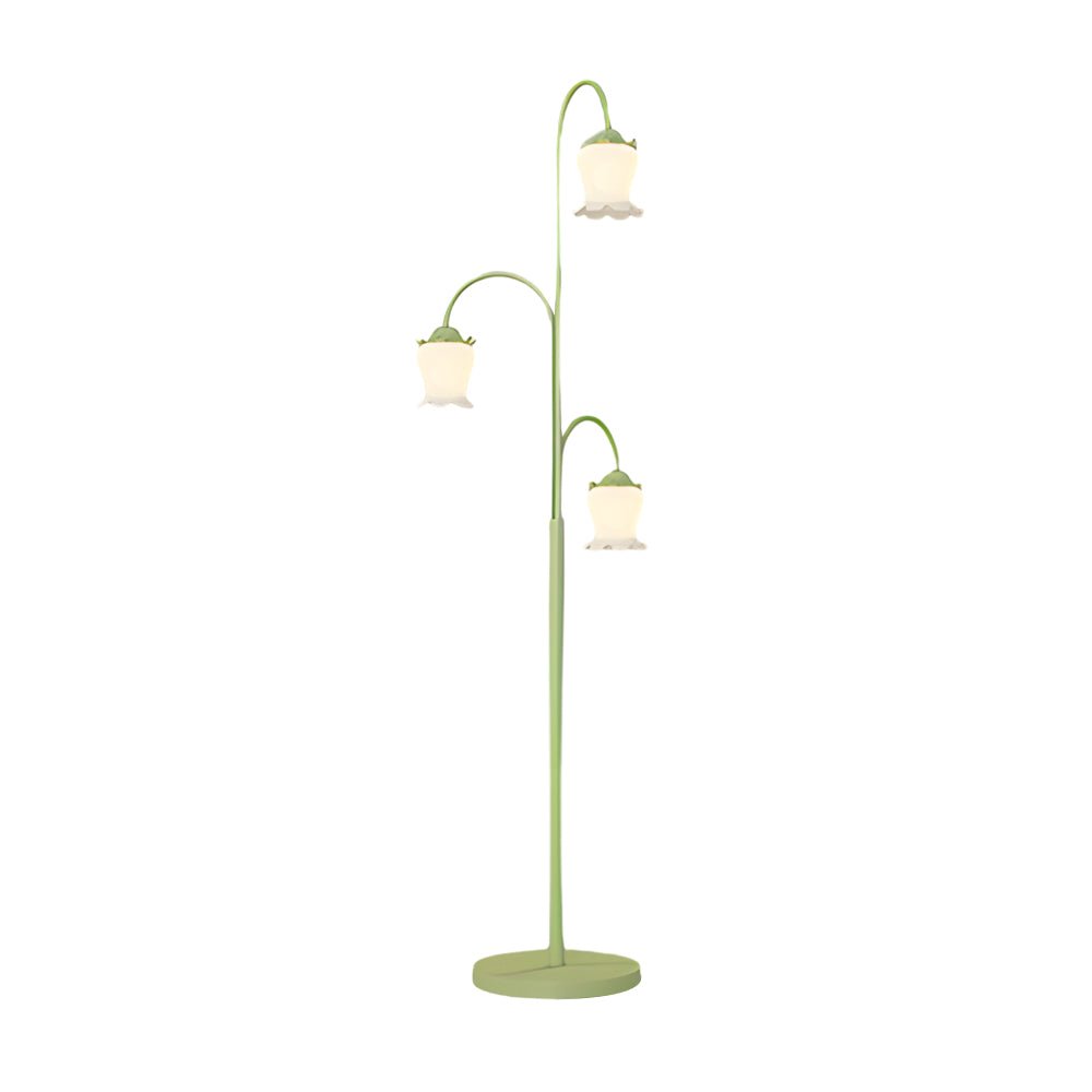 VERDANT BOWERS TRIO ARC FLOOR LANTERN