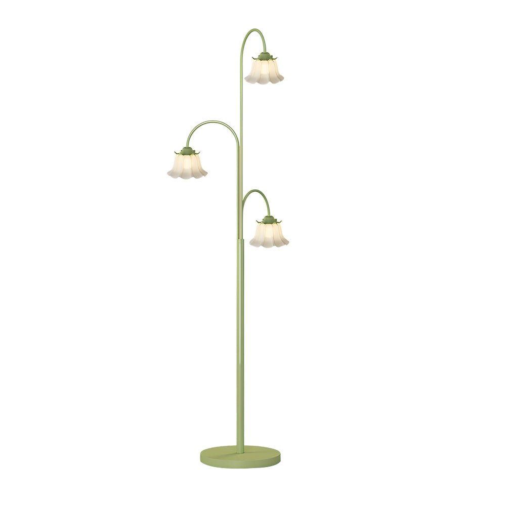VERDANT BOWERS TRIO ARC FLOOR LANTERN